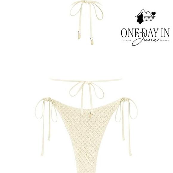 Zaful Tie Side Bikini Swimsuit Size S - Picture 2 of 7